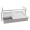 Double Bathroom Vanity, Floating, Wide, 47
